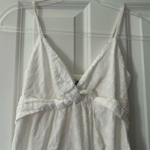 Banana republic white Swiss dot maxi dress